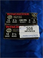 2-Boxes of Winchester 12ga 3 1/2 5 shot