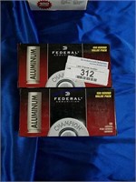 2-100ct BOxes of Federal 9mm Luger