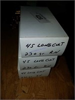 3-Boxes of .45Lon Colt 230gr RN