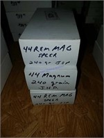 3-Boxes of .44 Rem Mag