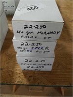 4-20ct Boxes of 22-250