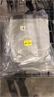 2x medium plastic tyvek suits with hood and boot