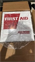 Wall mount first aid kit, empty