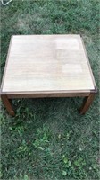 Table w/ leaf, 2 small tables, 2 chairs