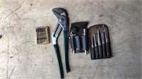 Misc tools and Snap On tool box