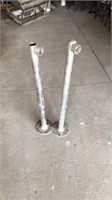 20 36” stainless stands for piping