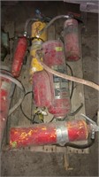 10 fire extinguishers