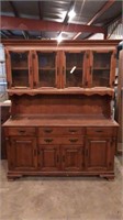 Tell city Maple colonial buffet w/ China hutch