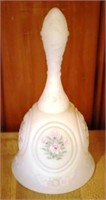 Fenton Hand Painted Bell - signed