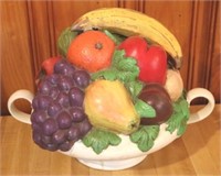 Art Pottery Fruit Bowl Centerpiece - as is