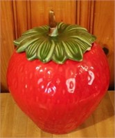 Strawberry Cookie Jar - as is