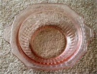 Pink Depression Glass Dish