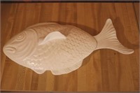 Art Pottery Covered Fish Serving Platter