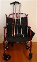 Wheelchair, Walker and Cane Lot