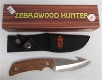 Zebrawood Hunter by Rite Edge 8' overall knife