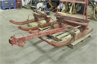 Horse Drawn Logging Sled, Front & Rear,