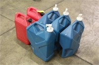 (4) 7-Gal Water Tanks & (2) 6-Gal Fuel Tanks