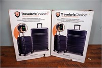 (each) Traveler's Choice 2-Piece Pomona Luggage Se