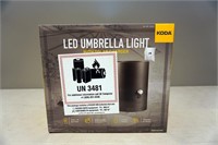 (each) Koda LED Umbrella Light w/ Solar Charger