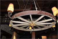 Custom Wagon Wheel Chandelier,