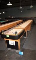 Commercial Shuffleboard Table & Accessories,