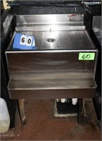 Eagle Stainless Steel Underbar Workboard Unit,