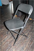(30) Folding Chairs Metal Frame, Resin Seat & Back