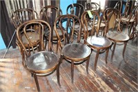 (12) Wooden Chairs