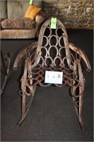 Rustic Horseshoe Rocking Chair