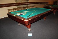 9' Billiards Table & Accessories,
