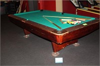 8' Billiards Table w/ Accessories