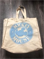 Vintage Disney Mickey Mouse canvas tote bag