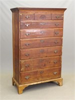 18th c. Maple Tall Chest