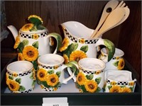 Sun Flower Tea/Coffee Set