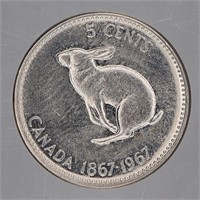 1967 - 5 cent Canada Coins