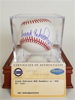 Frank Robinson HOF autographed baseball