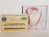 Lou Piniella autographed baseball