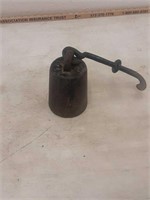 Antique scale weight