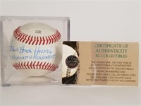 Frank "Hondo" Howard autographed baseball