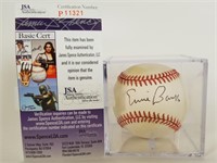 Ernie Banks autographed baseball