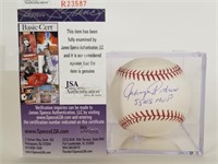 Johnny Podres autographed baseball