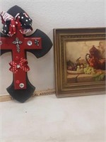 Decorative cross and picture frames