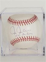 Chris Chambliss autographed baseball