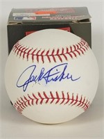 Jack Fisher autographed baseball