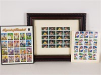 3 sheets of 20 Baseball postage stamps