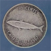 1967 and 1968 - 10 cent Canadian Coins