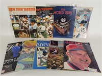 1978 World Series program & misc yearbooks