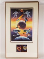 1992 Space Accomplishments signed print