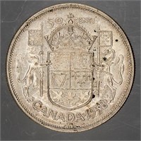 1958 - 50 cent Canadian Coins