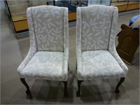 2 Side Chairs Upholstered